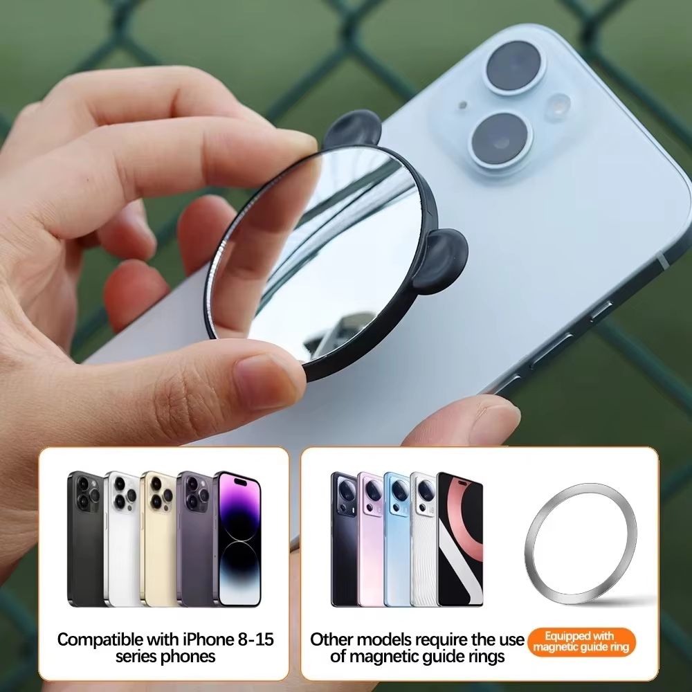 HandyMag Magnetic Selfie Mirror For IPhone  MagSafe BackCamera Wide Angle Mirror  Video Accessory 1
