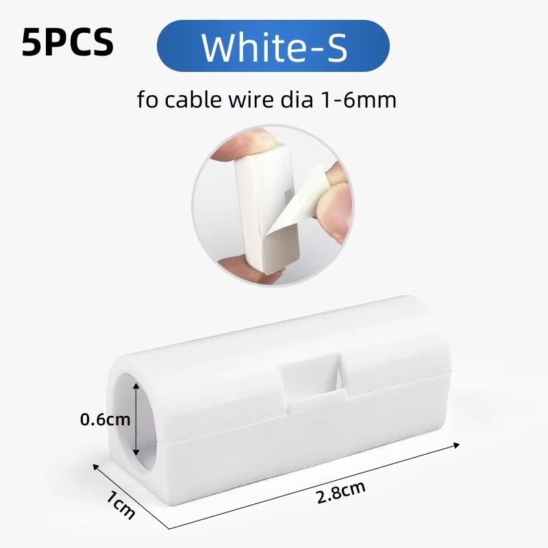 HandyClasp SelfAdhesive Cable Organizer Clips  SnapLock Wire Holder For Clean Desk  Wall Cord Manag 12