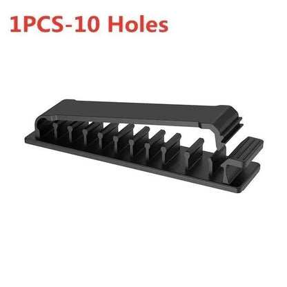 HandyGrip SelfAdhesive Cable Organizer Clips  Wire Tie  Clamp For Car Home  Office Cord Management 15