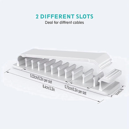 HandyGrip SelfAdhesive Cable Organizer Clips  Wire Tie  Clamp For Car Home  Office Cord Management 3