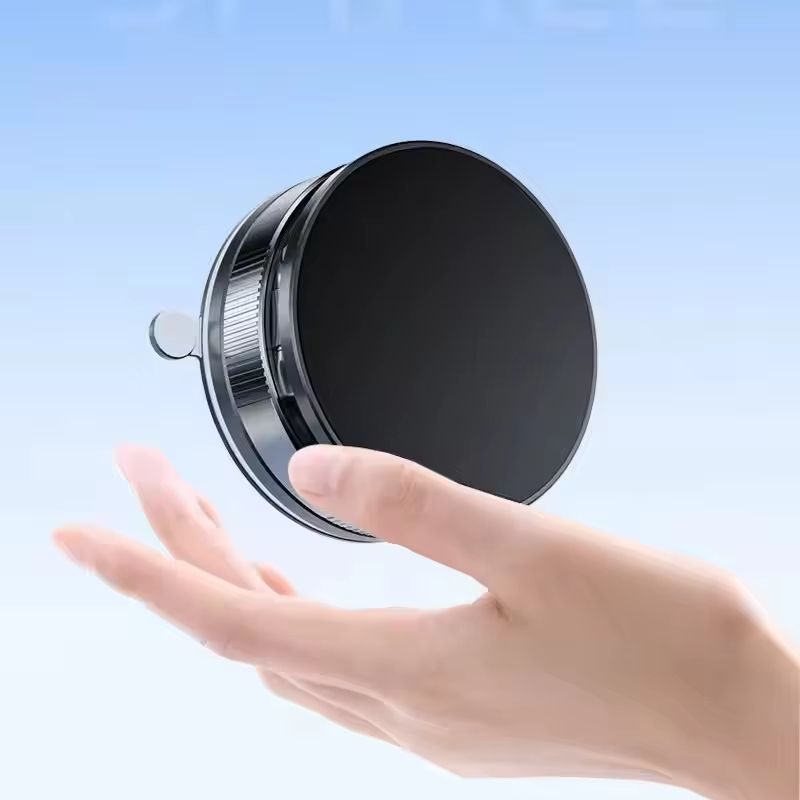 360 Rotating Magnetic Vacuum Car Phone Mount  Premium SuctionCup Holder With Strong Magnetic Adsorp 4