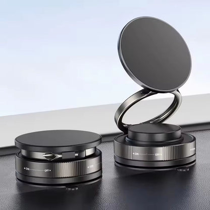 360 Rotating Magnetic Vacuum Car Phone Mount  Premium SuctionCup Holder With Strong Magnetic Adsorp 7