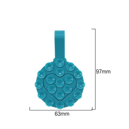 SuctionGrip Silicone DoubleSided Suction Cup Mobile Phone Stand  Portable AntiSlip Holder For Car D 5
