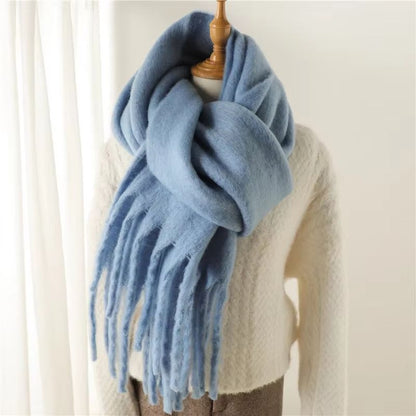 CozyLux Womens Winter Scarf  Cashmere Feel Pashmina Wrap With Tassels 17