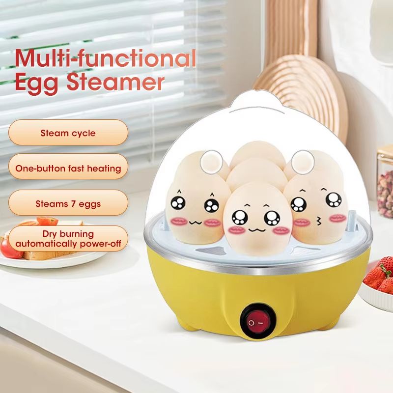 EggMaster 7Egg Automatic Cooker  MultiFunction Steamed  Boiled Breakfast Machine 1