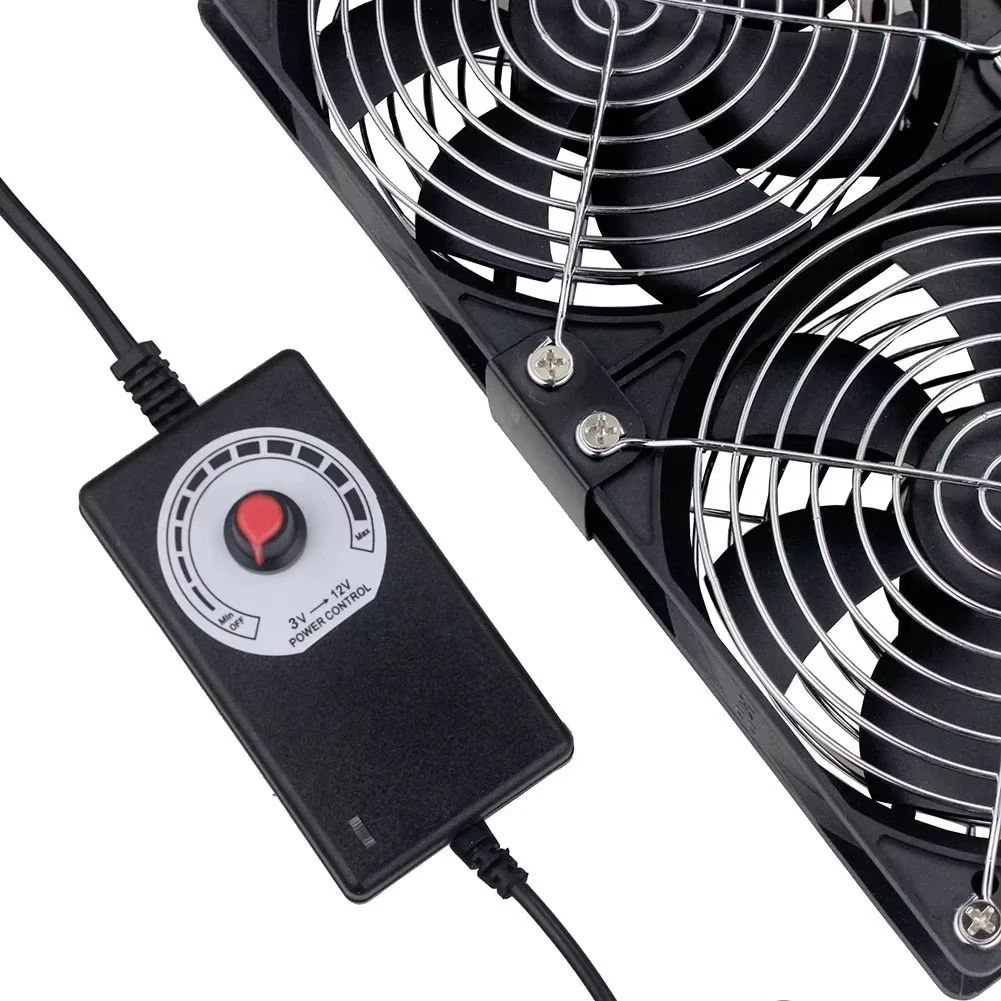 HighFlow 120 Mm 3000 RPM Cooling Fan With Speed Controller  Universal Chassis  Cabinet Airflow Solu 1
