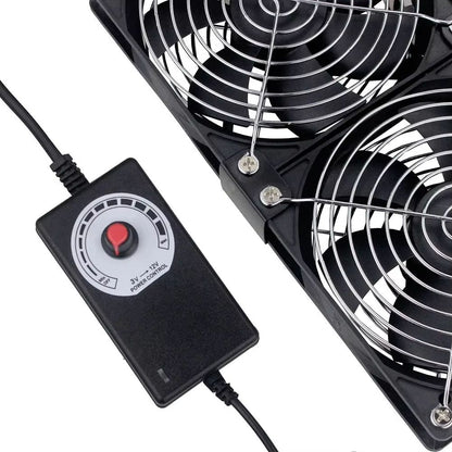 HighFlow 120 Mm 3000 RPM Cooling Fan With Speed Controller  Universal Chassis  Cabinet Airflow Solu 1