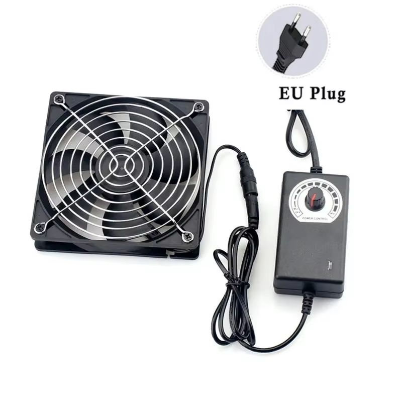 HighFlow 120 Mm 3000 RPM Cooling Fan With Speed Controller  Universal Chassis  Cabinet Airflow Solu 6