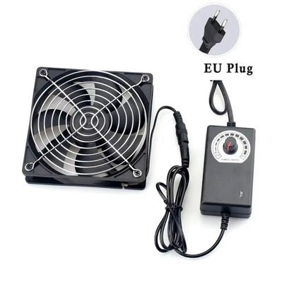 HighFlow 120 Mm 3000 RPM Cooling Fan With Speed Controller  Universal Chassis  Cabinet Airflow Solu 6