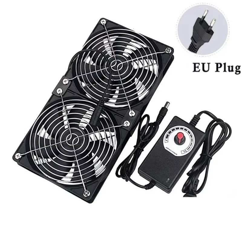 HighFlow 120 Mm 3000 RPM Cooling Fan With Speed Controller  Universal Chassis  Cabinet Airflow Solu 7