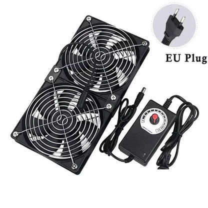 HighFlow 120 Mm 3000 RPM Cooling Fan With Speed Controller  Universal Chassis  Cabinet Airflow Solu 7