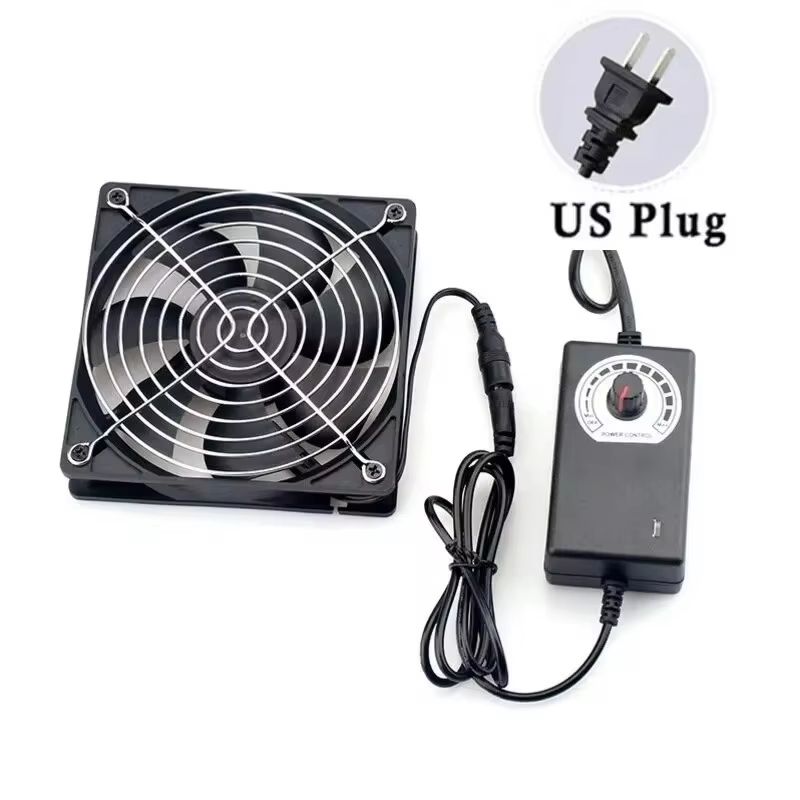 HighFlow 120 Mm 3000 RPM Cooling Fan With Speed Controller  Universal Chassis  Cabinet Airflow Solu 9