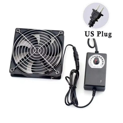 HighFlow 120 Mm 3000 RPM Cooling Fan With Speed Controller  Universal Chassis  Cabinet Airflow Solu 9