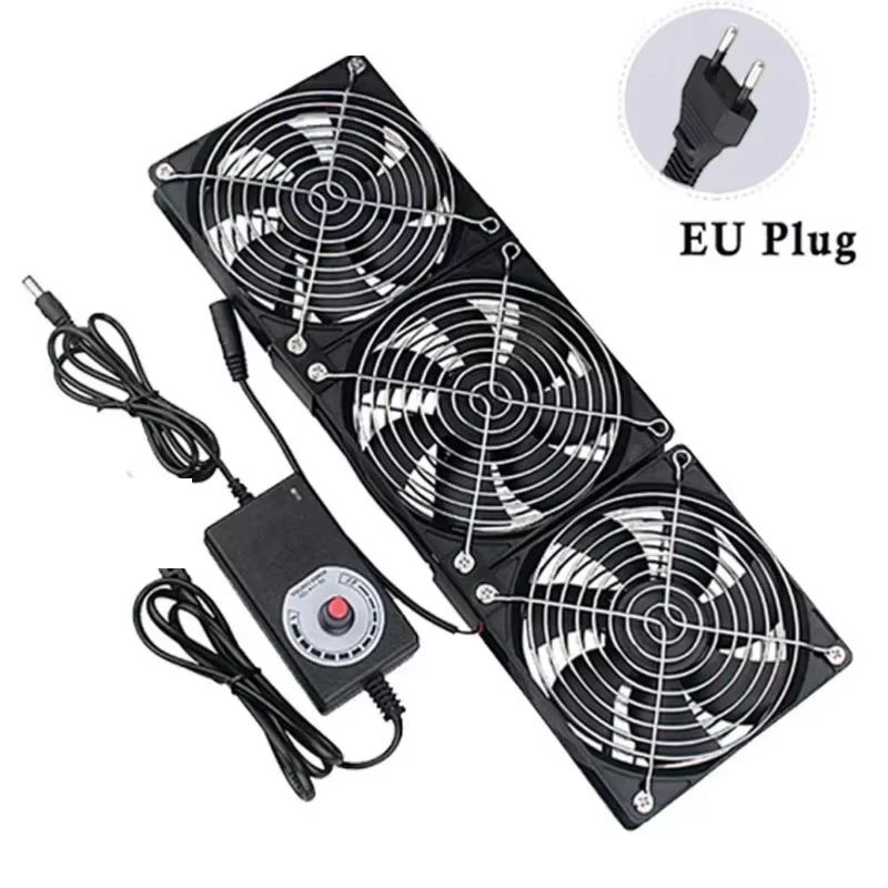 HighFlow 120 Mm 3000 RPM Cooling Fan With Speed Controller  Universal Chassis  Cabinet Airflow Solu 8