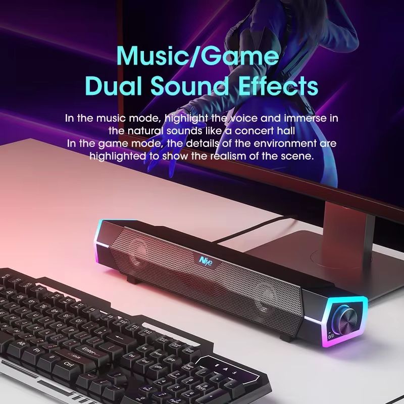 EliteSound Bluetooth 50 Soundbar  4D Surround Speaker For PC  Laptop 2