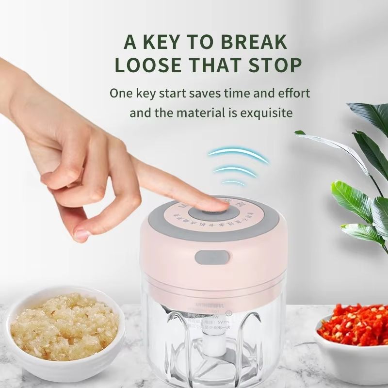 AllInOne 250 Ml Mini Food Processor  Automatic Household Meat Grinder  Baby Food Maker 5