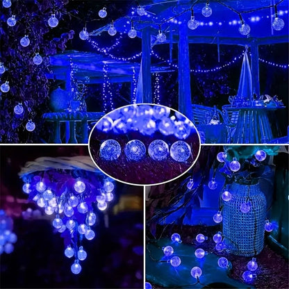 SolarPowered Bubble Ball String Lights For Outdoor Decor And Festivals 4
