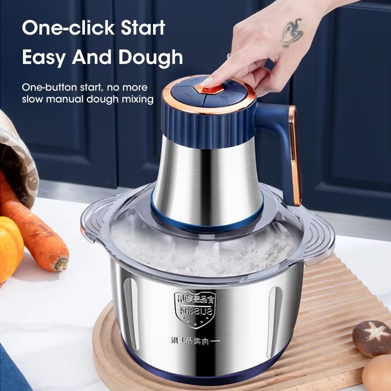 PowerPrep 5 L Electric Meat Grinder  Food Crusher  Stainless Steel Multifunctional Kitchen Processo 4