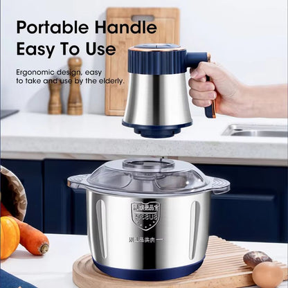 PowerPrep 5 L Electric Meat Grinder  Food Crusher  Stainless Steel Multifunctional Kitchen Processo 5