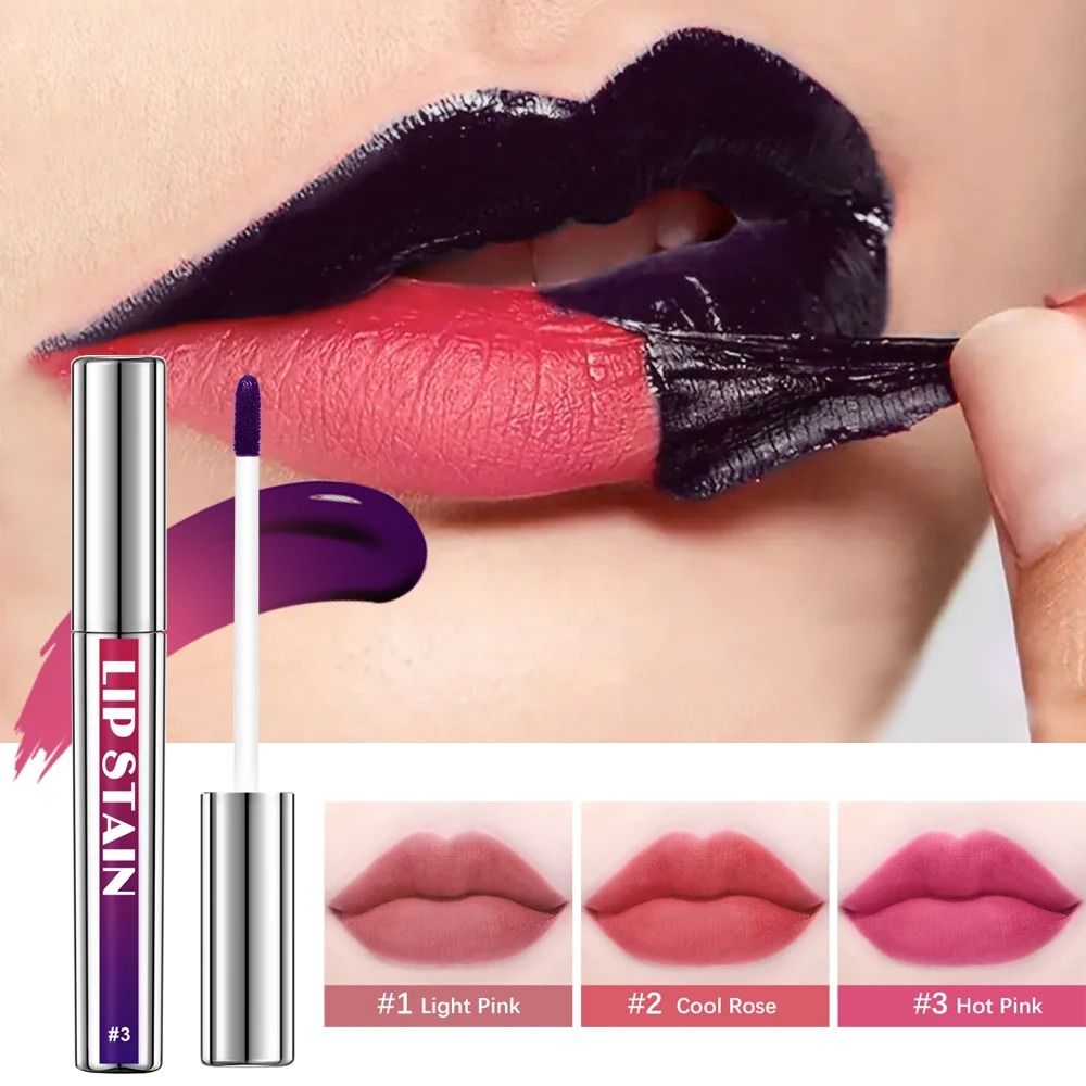 Peel Off Lip Stain Tint – Long Lasting Waterproof Natural Lip Color
