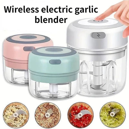 Electric Garlic Chopper And Meat Mincer  100ML250ML Portable Food Processor 1