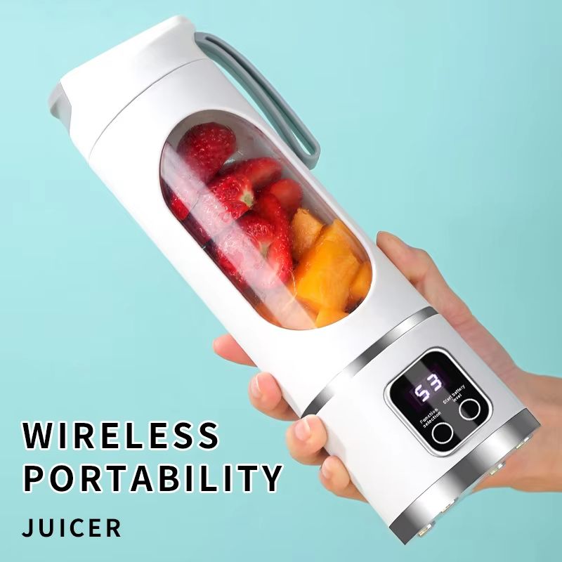 BlendGo 450 Ml USB Rechargeable Portable Blender  8Blade Mini Food Processor For Shakes  Smoothies 2