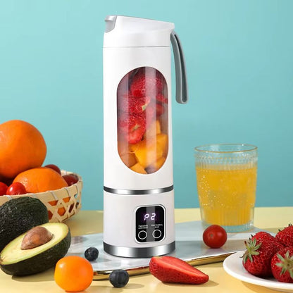 BlendGo 450 Ml USB Rechargeable Portable Blender  8Blade Mini Food Processor For Shakes  Smoothies 3