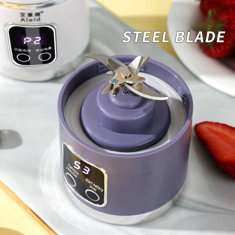 BlendGo 450 Ml USB Rechargeable Portable Blender  8Blade Mini Food Processor For Shakes  Smoothies 5