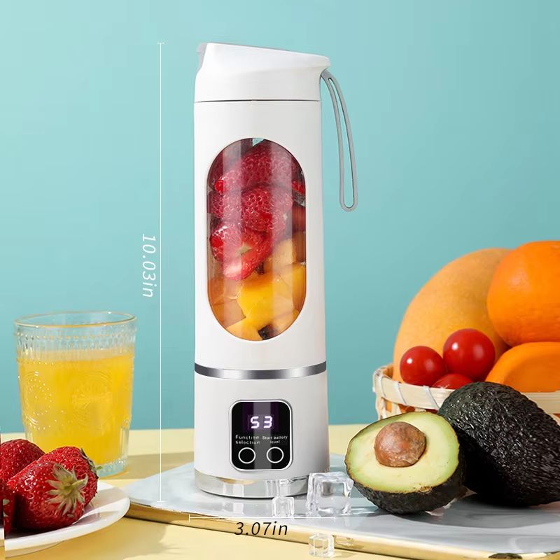 BlendGo 450 Ml USB Rechargeable Portable Blender  8Blade Mini Food Processor For Shakes  Smoothies 6