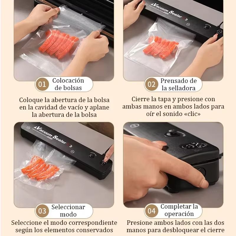 FreshSeal 220 V110 V Electric Vacuum Sealing Machine  Household FoodPreservation Bag Packager 3