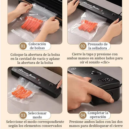 FreshSeal 220 V110 V Electric Vacuum Sealing Machine  Household FoodPreservation Bag Packager 3