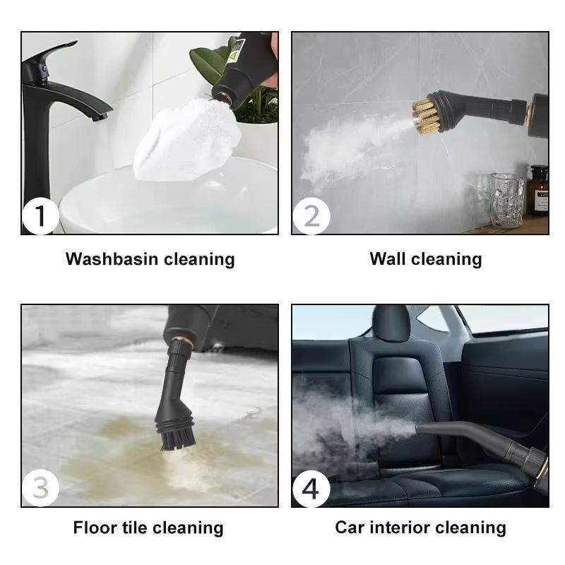 SteamMax HighTemperature Electric Steam Cleaner  220 V110 V Home  Car Sterilisation Kit 5