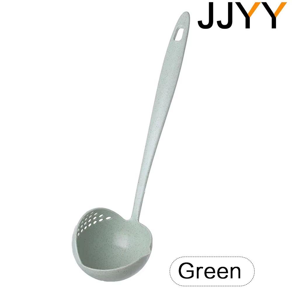 JJYY 2in1 Long Handle Spoon  Colander Filter  DualFunction Kitchen Ladle With Draining Holes 7