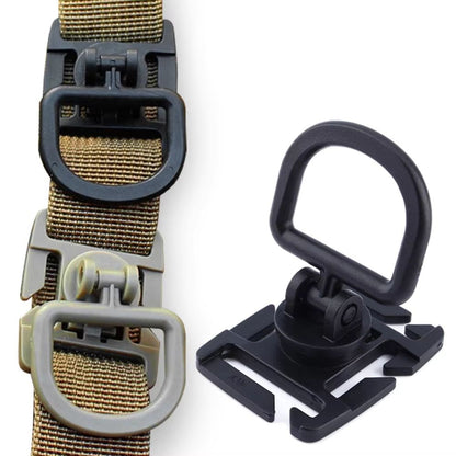 360 Tactical D-Ring Clips – Heavy-Duty MOLLE Webbing Attachments for Backpacks, Belts & Outdoor Gear