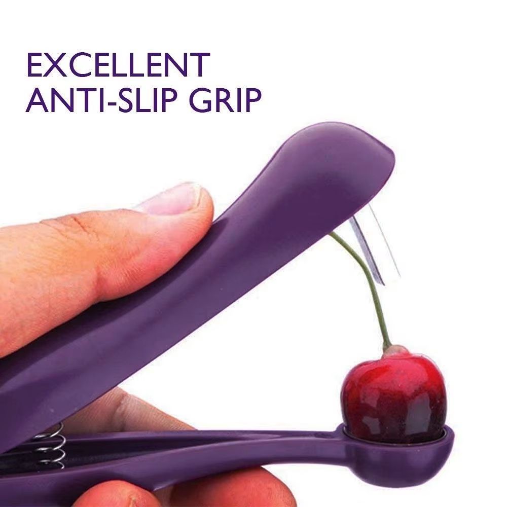 QuickSqueeze Cherry Seed Remover  Easy Pit Tool For Cherries  Small Fruits 2