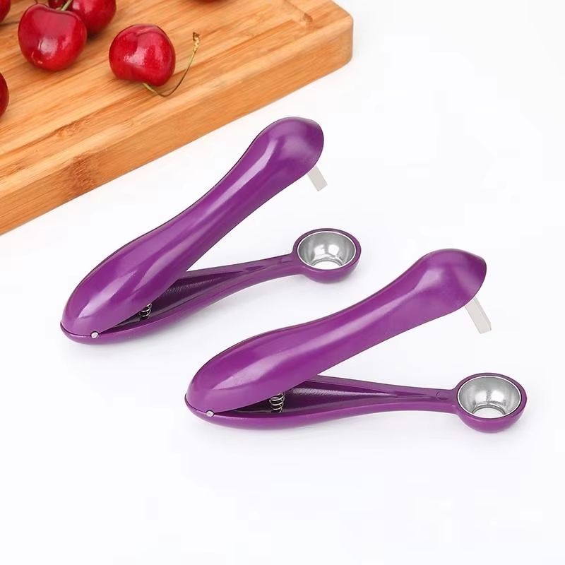 QuickSqueeze Cherry Seed Remover  Easy Pit Tool For Cherries  Small Fruits 3