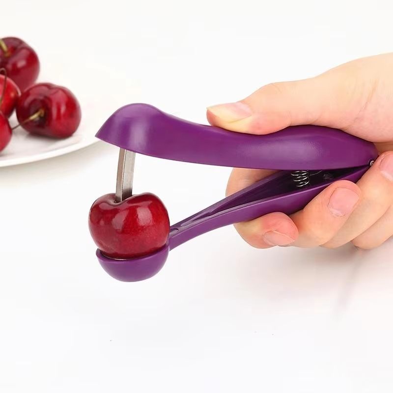 QuickSqueeze Cherry Seed Remover  Easy Pit Tool For Cherries  Small Fruits 4