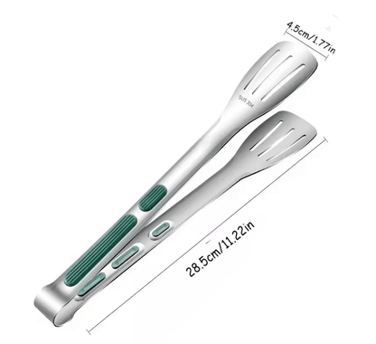 GripEase Stainless Steel Food Tongs 4