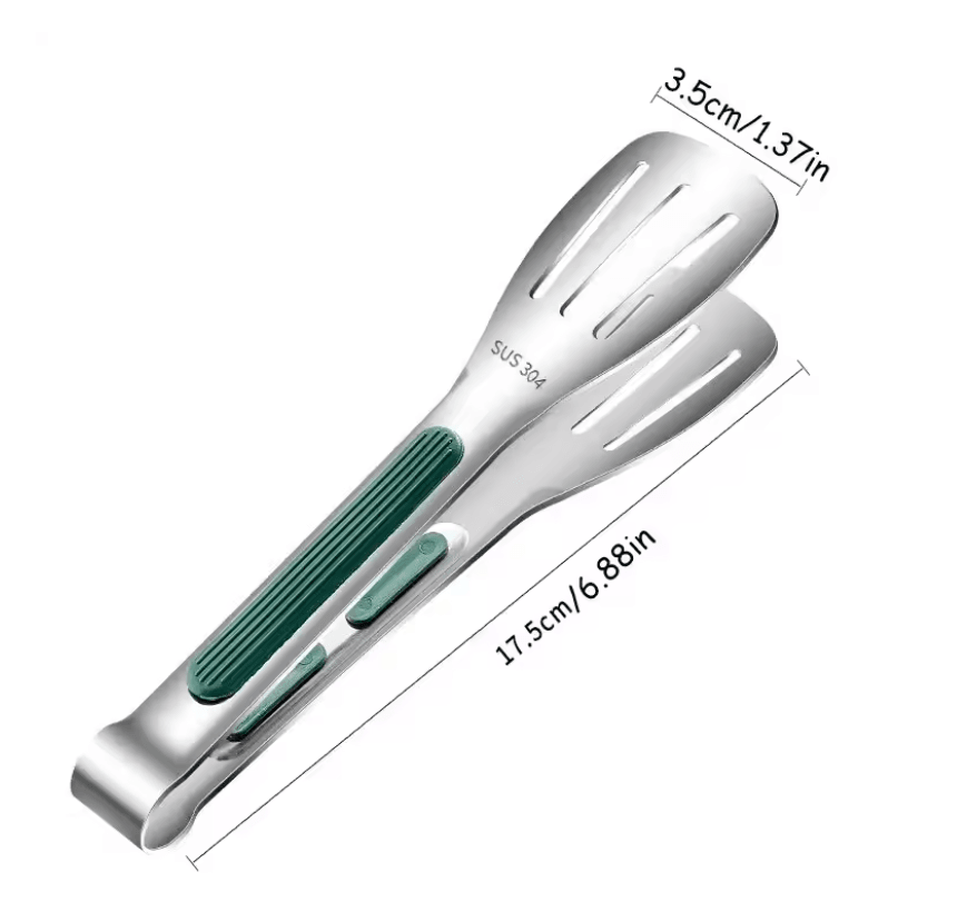 GripEase Stainless Steel Food Tongs 5