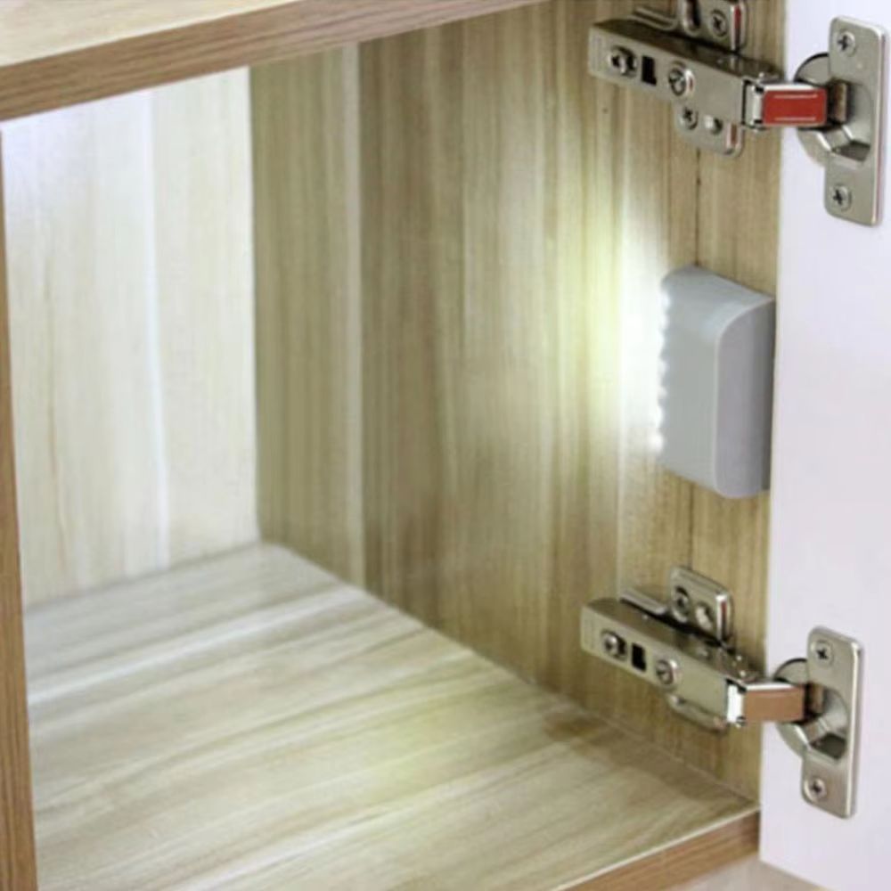 Wireless 7LED Motion Sensor UnderCabinet Light  Automatic Hinge Lamp For Wardrobe Cupboard  Closet 2