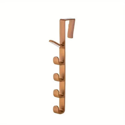 SpaceSaver OvertheDoor Clothes  Bag Hanger Rack  Plastic Home Storage Organizer For Bags Purse Rail 6