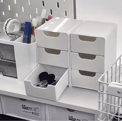 OrganEase 3 Tier Desk Organizer with Drawers