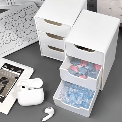 OrganEase 3 Tier Desk Organizer With Drawers 2
