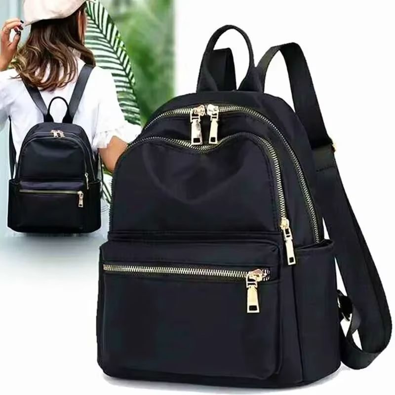 High-Capacity Waterproof College Backpack for Women – Trendy Laptop & Travel Book Bag