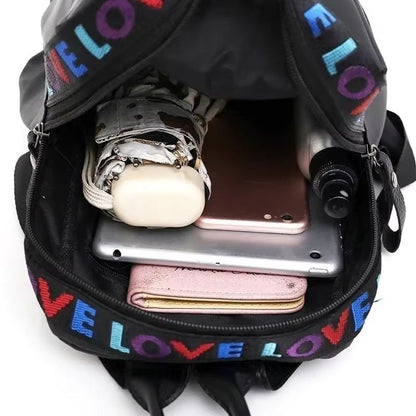 HighCapacity Waterproof College Backpack For Women  Trendy Laptop  Travel Book Bag 4