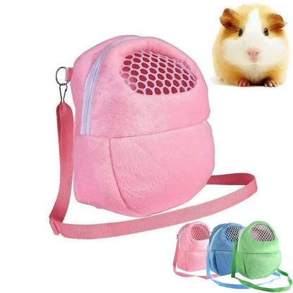 Breathable Small Pet Travel Carrier Bag  Rabbit Hamster  Guinea Pig Warm HandHeld Pouch 1