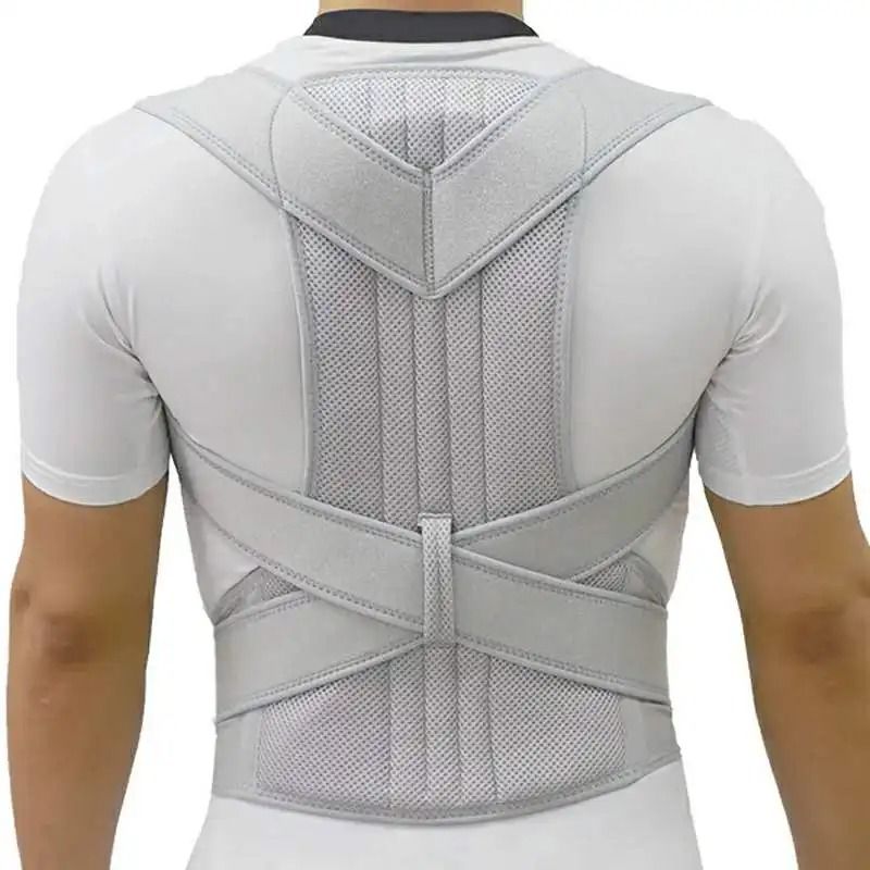 Adjustable Upper Back Posture Corrector With Shoulder And Clavicle Support Strap 7