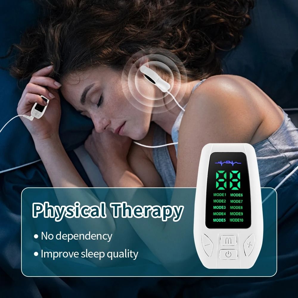 Microcurrent CES Sleep Aid Device With 3 And 10 Modes For Anxiety Insomnia And Relaxation 1