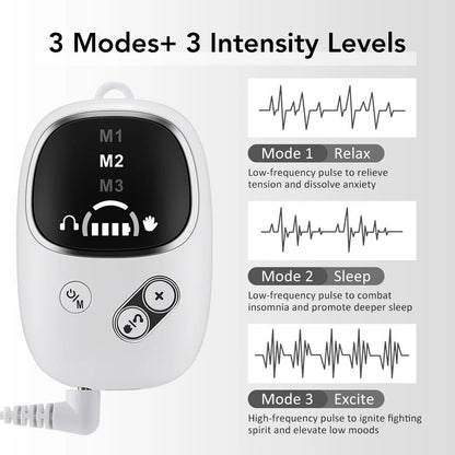 Microcurrent CES Sleep Aid Device With 3 And 10 Modes For Anxiety Insomnia And Relaxation 6