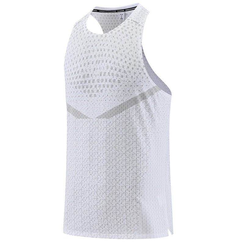 Men Mesh Gym Vest Breathable Running Training Tank Top 8